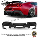 2024 2025 Ford Mustang Rear Bumper Dark Horse Style Diffuser Black Lip. Fixed Price $218.00.
