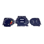Gauge Cluster Overlay Spoon Style 220 Km/h 11K For 96-00 Honda Civic Si Vti Ek. Fixed Price $100.00.