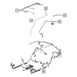 For Jeep Cherokee 2020 Mopar 68287844AC Headliner Wiring. Fixed Price $98.49.