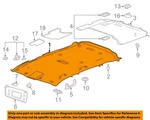 Gm Oem 15-16 Escalade Esv Roof Interior Trim-headliner 23103470. Fixed Price $1274.07.