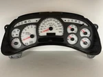 03-05 Silverado Speedometer Gauge Cluster W/ Trans Temp White Led Rebuilt. Fixed Price $299.95.