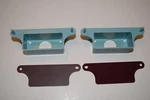 1968 1969 Torino Fairlane Ranchero Alt Oil Pressure Warning Lens & Bulb Housings. Fixed Price $17.95.