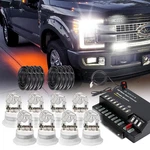 8 Bulbs Hide-a-way Emergency Hazard Strobe Lights 160W Warning Headlight Kit. Fixed Price $86.81.
