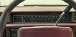 Cadillac Deville & Fleetwood Fwd, 1989-1993, Analog Speedometer Cluster #2. Fixed Price $80.00.