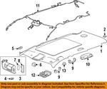 Gm Oem 19-22 Blazer Roof Interior Trim-grille 84309998. Fixed Price $44.38.
