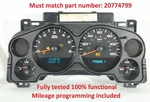 - 13 Silverado Sierra Instrument Panel Cluster Speedometer 20774799 Any Miles. Fixed Price $140.24.