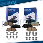 Front & Rear Ceramic Brake Pads Kit For Mitsubishi Outlander With Manual Parking. Fixed Price $49.84.