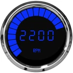 Intellitronix Blue Led (bar) Tachometer Gauge - Black Faceplate / Chrome Bezel. Fixed Price $160.30.