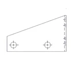 16-13457-002 Leveling Valve Linkage Bracket Left Hand, Mounti For Freightliner. Fixed Price $105.49.