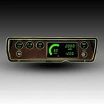 1970-1976 Dodge Duster/dart Digital Gauge Cluster With Green Leds. Fixed Price $434.18.