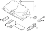 2022-2025 Genuine Ford E-transit Front Headliner Side Bracket MK4Z-6152166-B. Fixed Price $25.19.