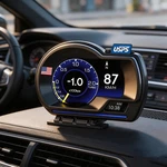 OBD2+GPS Hud Car Gauge Head Up Digital Display Speedometer Turbo Rpm Alarm Temp. Fixed Price $33.83.