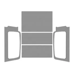 2004-06 For Jeep Wrangler Lj Headliner Kit Gray Design Engineering 50605. Fixed Price $258.71.