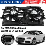 Radiator Cooling Fan Assy For 2009-2015 Audi A4 A5 Quattro Q5 S4 Allroad 620839. Fixed Price $86.99.