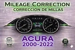 Acura 2000-2022 Gauge Cluster Mileage Correction/programming Service. Fixed Price $79.00.