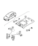 Genuine Mopar Z-axis Clip 68439557AA. Fixed Price $30.42.