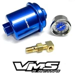 Blue High Flow Fuel Filter & 0-100 Psi Pressure Gauge For Honda Prelude H22 H23. Fixed Price $79.99.