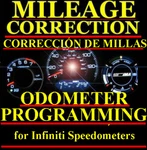 Infiniti Speedometer Instrument Gauge Cluster Mileage Odometer Programming. Fixed Price $99.00.
