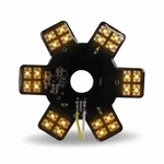 Trux 5" Star Light For 13" Donaldson Air Cleaners Amber TLED-X3A. Fixed Price $64.37.