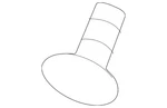 Genuine Gm Jet Black Headliner Trim Panel Retainer 13475541. Fixed Price $5.04.