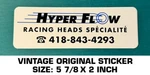 Hyper Flow Racing Heads Specialite - Vintage Original Decal Sticker Engines. Fixed Price $6.52.