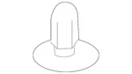 Genuine Mitsubishi Headliner Clip 7200C241YA. Fixed Price $6.76.