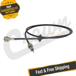 Crown 80" Speedometer Cable For 1976-1979 Jeep CJ5/CJ7 W/ Automatic Transmission. Fixed Price $39.27.