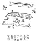 Genuine Mopar Roof Bracket 68185160AA. Fixed Price $38.07.