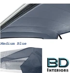 Medium Blue Replacement Headliner 1965 - 1968 Ford Mustang Coupe. Fixed Price $95.40.