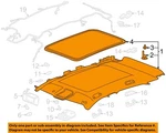 Gm Oem 19-23 XT4 Roof Interior Trim-headliner 84577621. Fixed Price $1623.86.