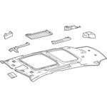 Genuine Mercedes-benz Oe Trim, Roof 254-690-57-01-9K96. Fixed Price $1285.24.