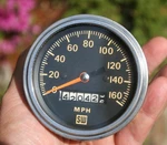 Stewart Warner Vintage 160 Mph 3/8" Speedometer. Fixed Price $69.00.