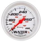 Equus 8242 2" Mechanical Water Temperature Gauge, White With Aluminum Bezel. Fixed Price $58.41.