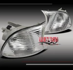 99 00 01 Bmw E46 Series 2DR Corner Turn Signal Lights Chrome 323I 325CI 330CI. Fixed Price $21.95.