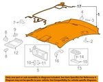 Gm Oem 13-16 Limited,malibu Roof Interior Trim-headliner 23102423. Fixed Price $1416.42.