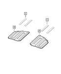 Genuine Mopar Headliner Left 6CD51TX7AG. Fixed Price $100.77.