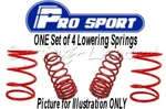 Prosport Lowering Springs 60/35 For Honda Civic/coupe/crx V, 1.3/1.5/1.6, 91-95. Fixed Price $120.28.