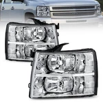 Pair Headlight Assembly W/ Clear Lens For 07-13 Chevy Silverado 1500 2500 3500. Fixed Price $69.88.