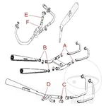 14193-OEM Exhaust Connector Gasket 46X47X40MM Compatible With Bmw. Fixed Price $64.42.