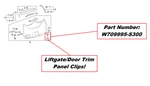 8 New Liftgate/door Panel Clips! Ford Flex Mustang Expedition Ecosport Etc. Fixed Price $12.00.