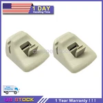 Pair Grey Sun Visor Retainer Clip Ford Focus Sedan 4-DOOR 2.0L 2001. Fixed Price $7.69.