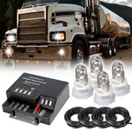 4 Bulbs White Hide-a-way Emergency Warning Strobe Light System Kit 80W. Fixed Price $66.48.