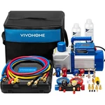 Vacuum Pump Kit 5CFM 1/2HP Stage Hvac & Manifold Gauge Set R134A R410A Auto. Fixed Price $163.95.