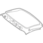 Genuine Mercedes-benz Oe Trim Retractable Roof 172-790-00-45-9H23. Fixed Price $361.87.