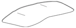 Genuine Gm Jet Black Headlining Trim Panel 23260737. Fixed Price $410.03.