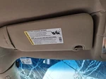 2007 Buick Lucerne Driver Left Sun Visor Tan Oem Used 3665021 Illumination. Fixed Price $80.70.