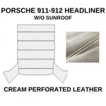 Headliner Perforated Cream Porsche 911 912 1965 1989 No Sunroof. Fixed Price $146.29.