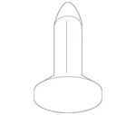 Genuine Gm Light Cashmere Headliner Trim Panel Retainer 25822064. Fixed Price $6.26.