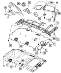 Genuine Mopar Roof Rail Clip 5028203AA. Fixed Price $5.78.