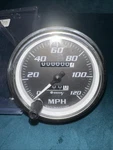 Equus E7072 Speedometer 3-3/8" 0-120 Mph 270-DEG Sweep Mech Chrome 7000. Fixed Price $65.00.